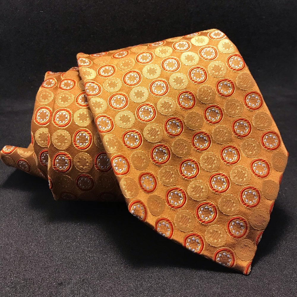 Luxury Italian Hugo Boss Men’s Geometric Tie